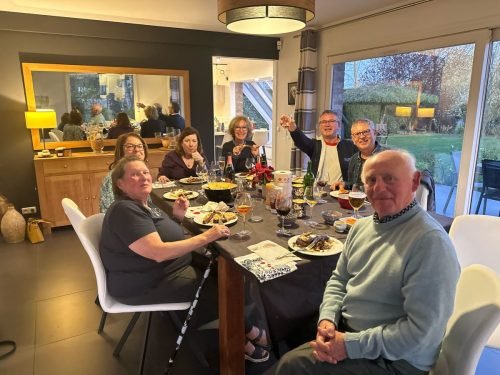 Fantasic meal with friends